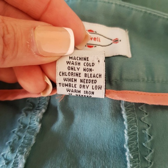 Anthropologie Sitwell Womens Skirt 0 Green St. Patrick's Thread Textured Boho - Picture 9 of 12